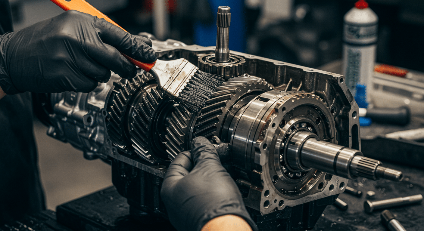 كيفية تنظيف علبة التروس 1 تنظيف علبة التروس - كيفية تنظيف علبة التروس -TANHON